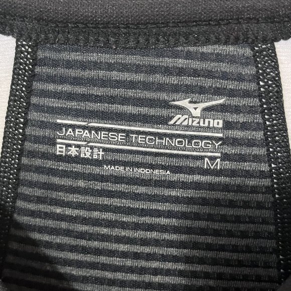 MIZUNO | Women's Top Black White Size Medium - Picture 5 of 5
